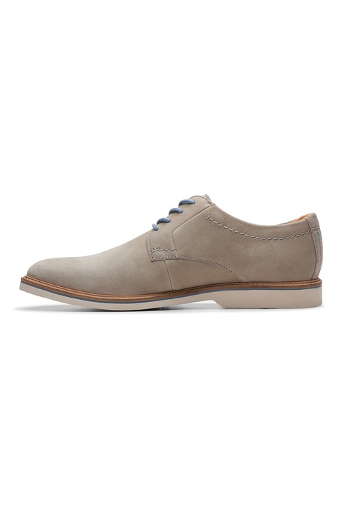 Clarks, Nubuk bőr oxford cipő, Drapp, 9.5