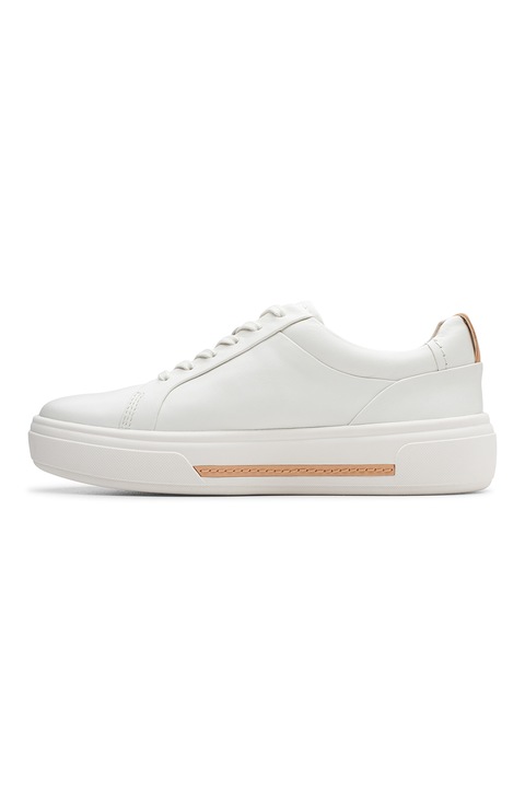 Clarks, Кожени спортни обувки Hollyhock, Бял