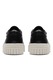 Clarks, Egyszínű nyersbőr sneaker, Fekete, 4.5