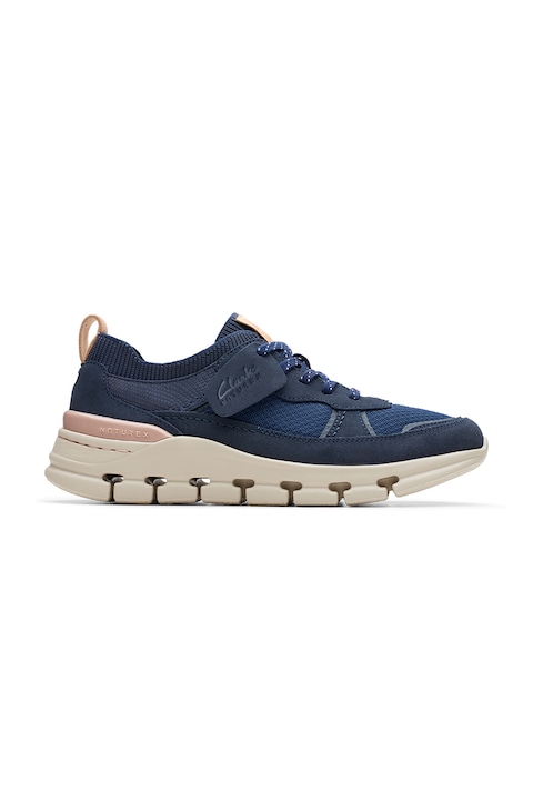 Clarks, Скосени спортни обувки с нисък профил, Тъмносин