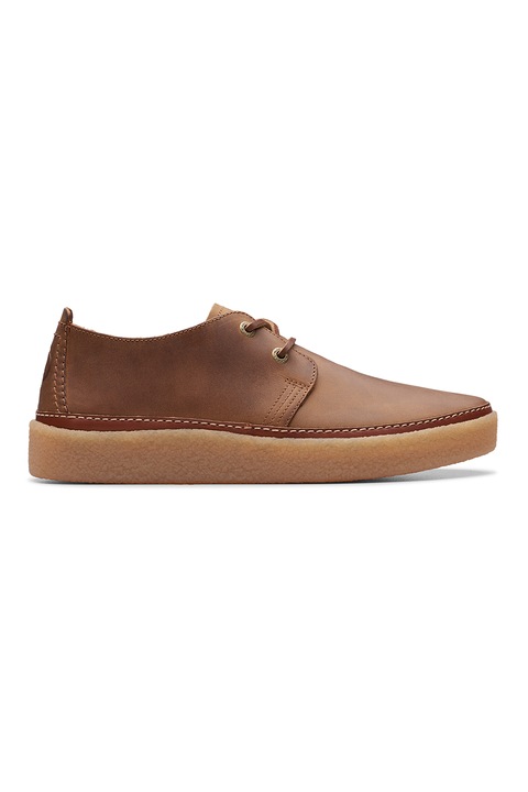 Clarks, Pantofi de piele Beeswax, Maro scortisoara