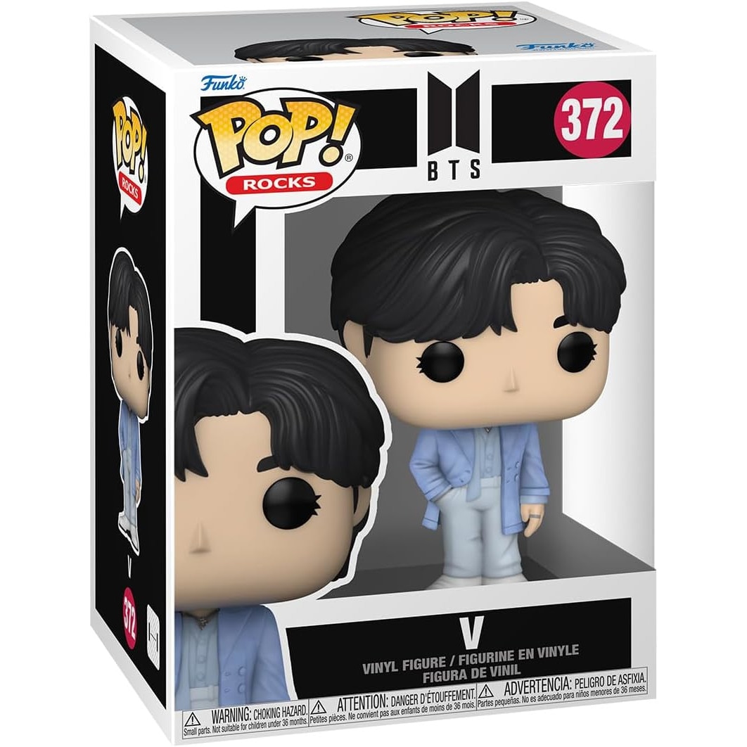 Figurina - Pop! Rocks - BTS: V, Albastru, 15.9 cm - eMAG.ro
