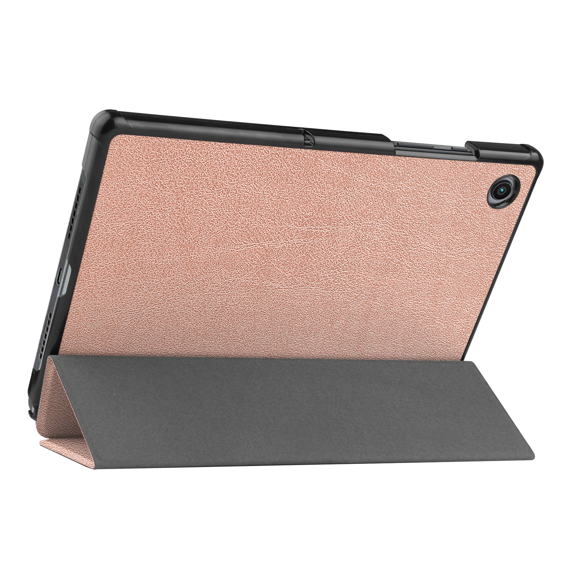 Husa tableta, Lecheng®, Functie sleep/wake-up, Compatibil cu Samsung Tab A8 10.5 inch (2022) SM-X200 / X205 / X207, Auriu rose