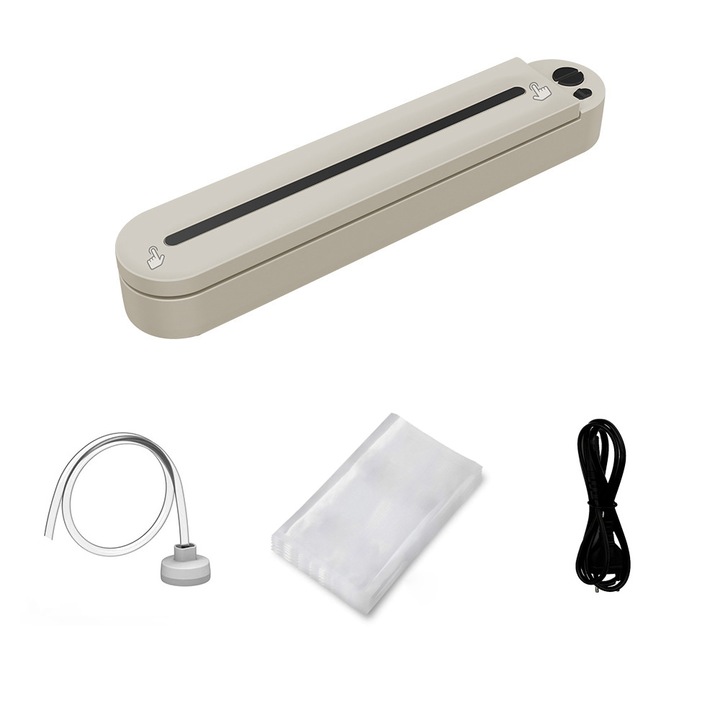 Aparat de vidat, ATEDIR, 110W, 30cm, 10 Pungi, Gri