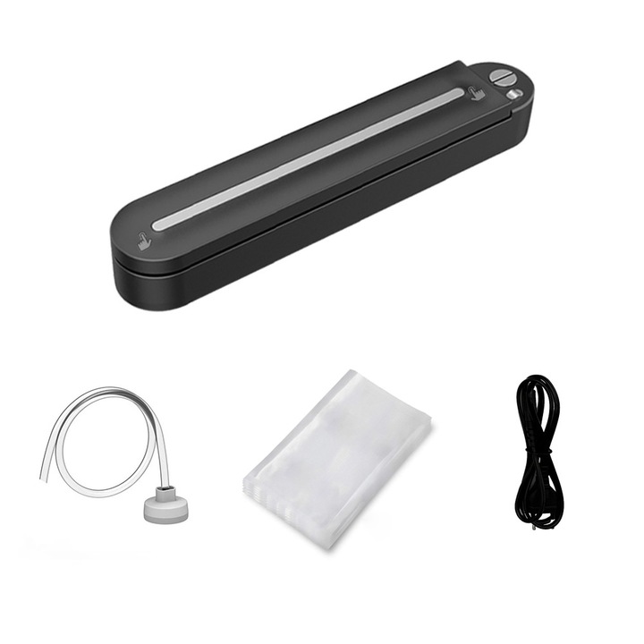 Aparat de vidat, ATEDIR, 110W, 30cm, 10 Pungi, Negru