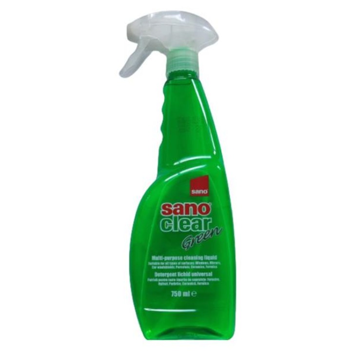 Detergenti geamuri Sano Clear Green Trigger 750 ml