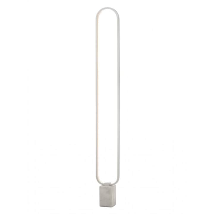 Подова лампа Smarter Ado, матово бяло, LED, 24W, 1200 лумена, топло бяло 3000K, H.149 cm
