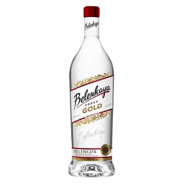 Set 4 x Vodka Belenkaya Vodka Gold 40% Alcool, 1 l