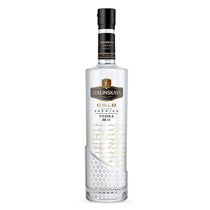 Set 4 x Vodka Stalinskaya Gold, 40% Alcool, 1 l