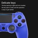 Безжичен контролер Healife за PS4, двойна вибрация, 6-осов сензор за движение, син