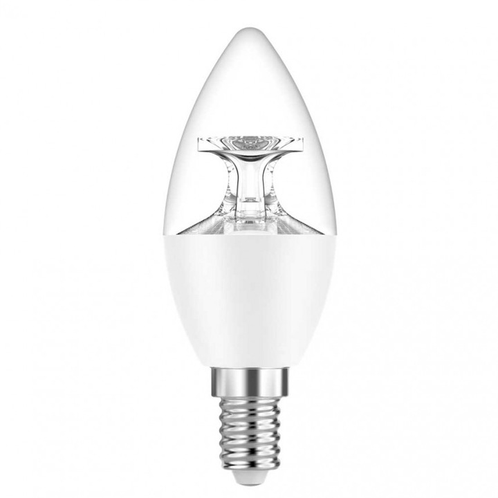 LED лампа Lightex SHINY, 6W, 220V, E14, B37, 4000K, 510lm