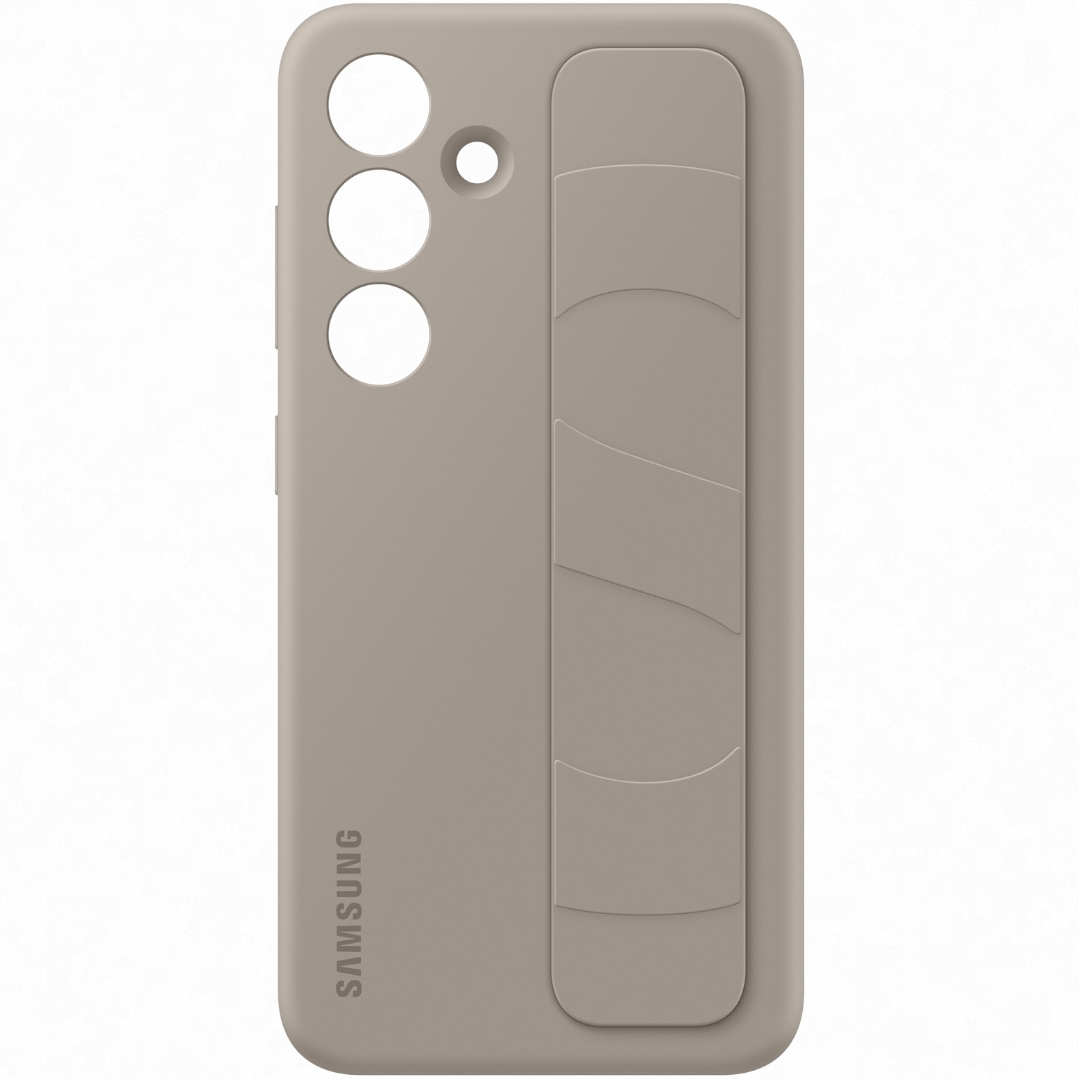 Husa de protectie Samsung Standing Grip Case pentru Galaxy S24+, TAUPE