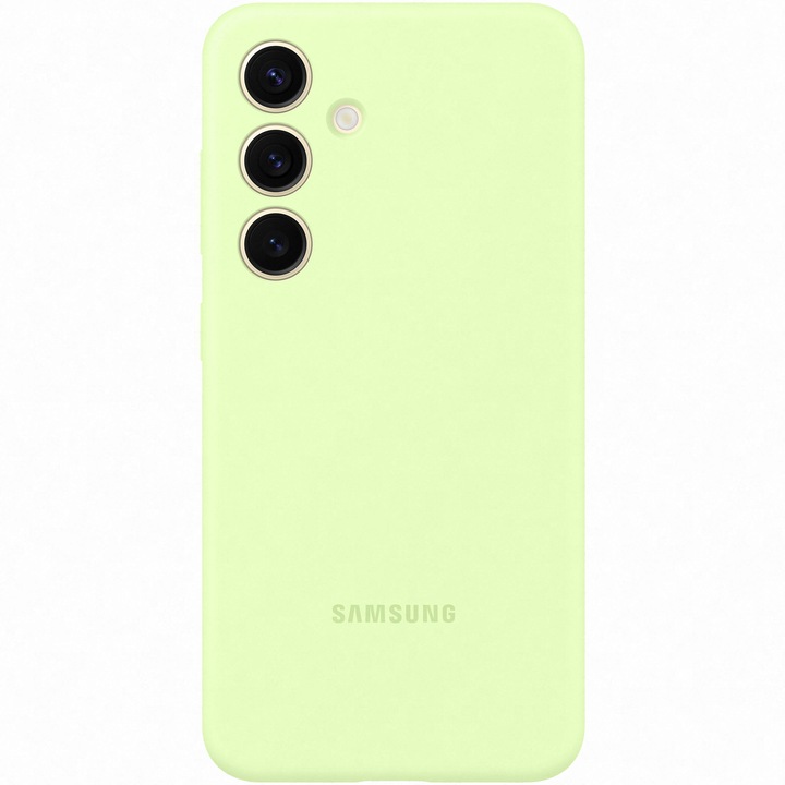 Предпазен калъф Samsung Silicone Case, За Galaxy S24, LIGHT GREEN