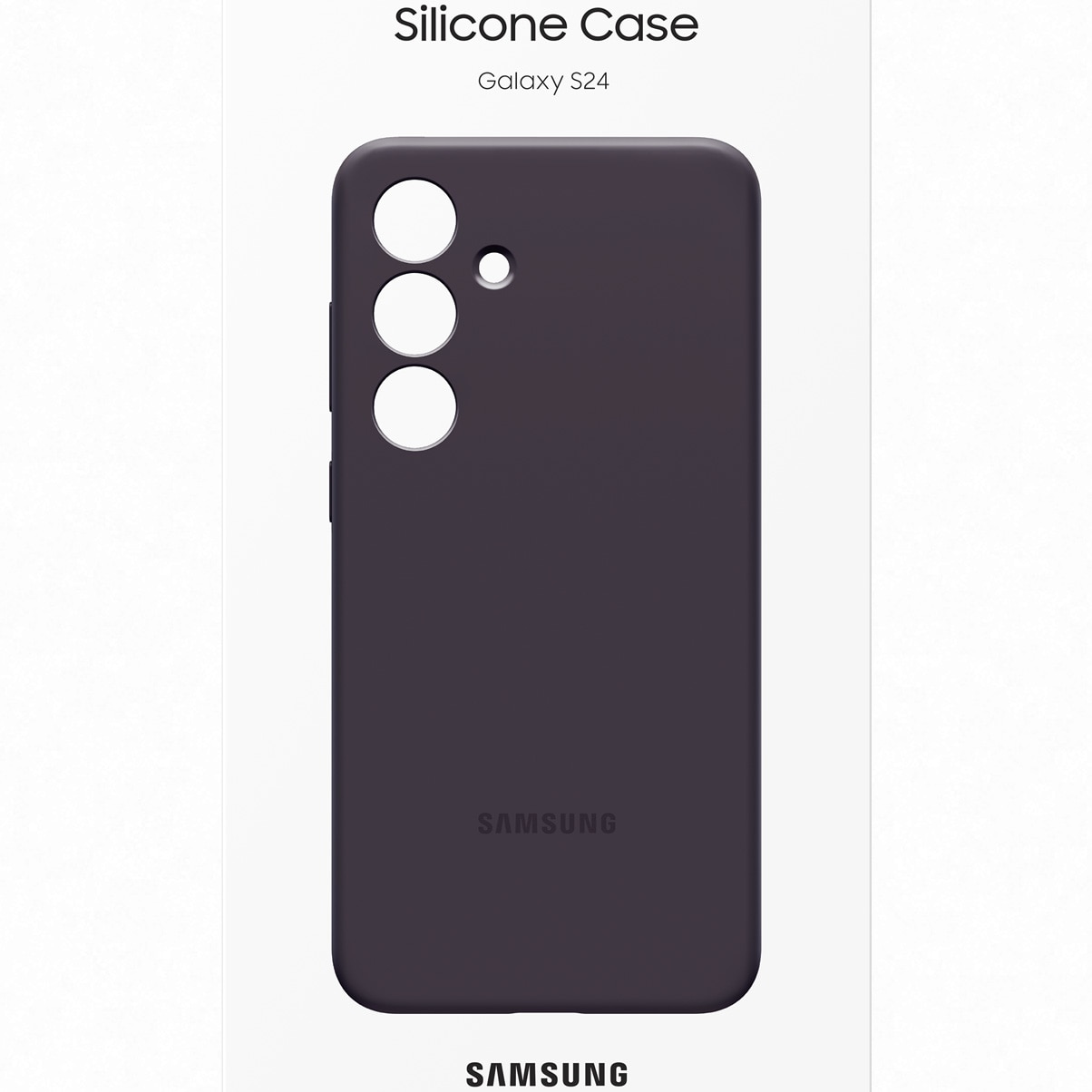 Husa de protectie Samsung Silicone Case pentru Galaxy S24, DARK VIOLET