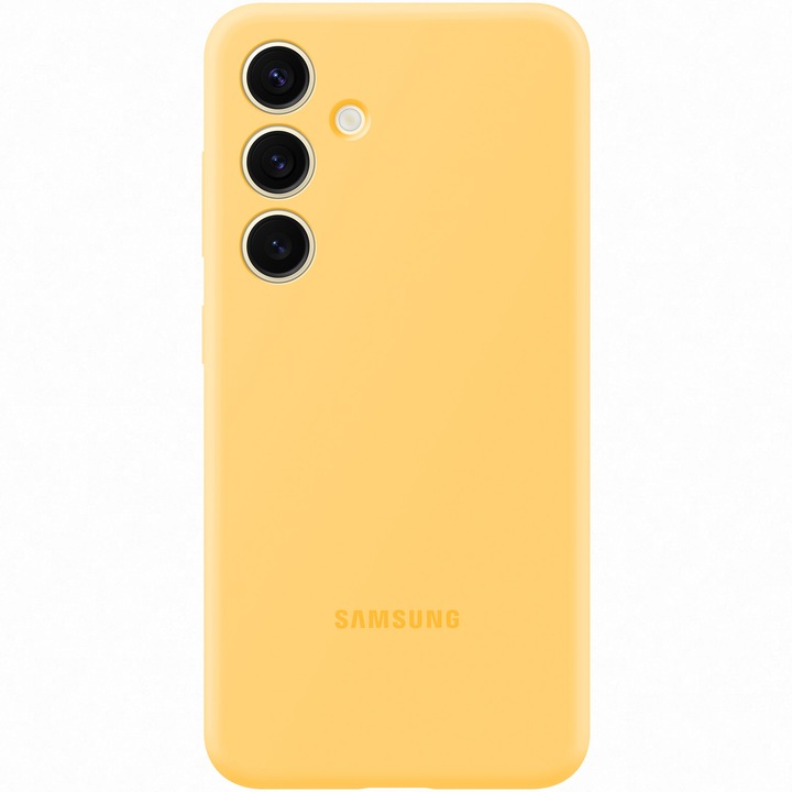 Предпазен калъф Samsung Silicone Case, За Galaxy S24+, YELLOW