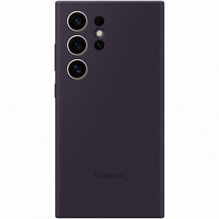 Husa de protectie Samsung Silicone Case pentru Galaxy S24 Ultra, DARK VIOLET
