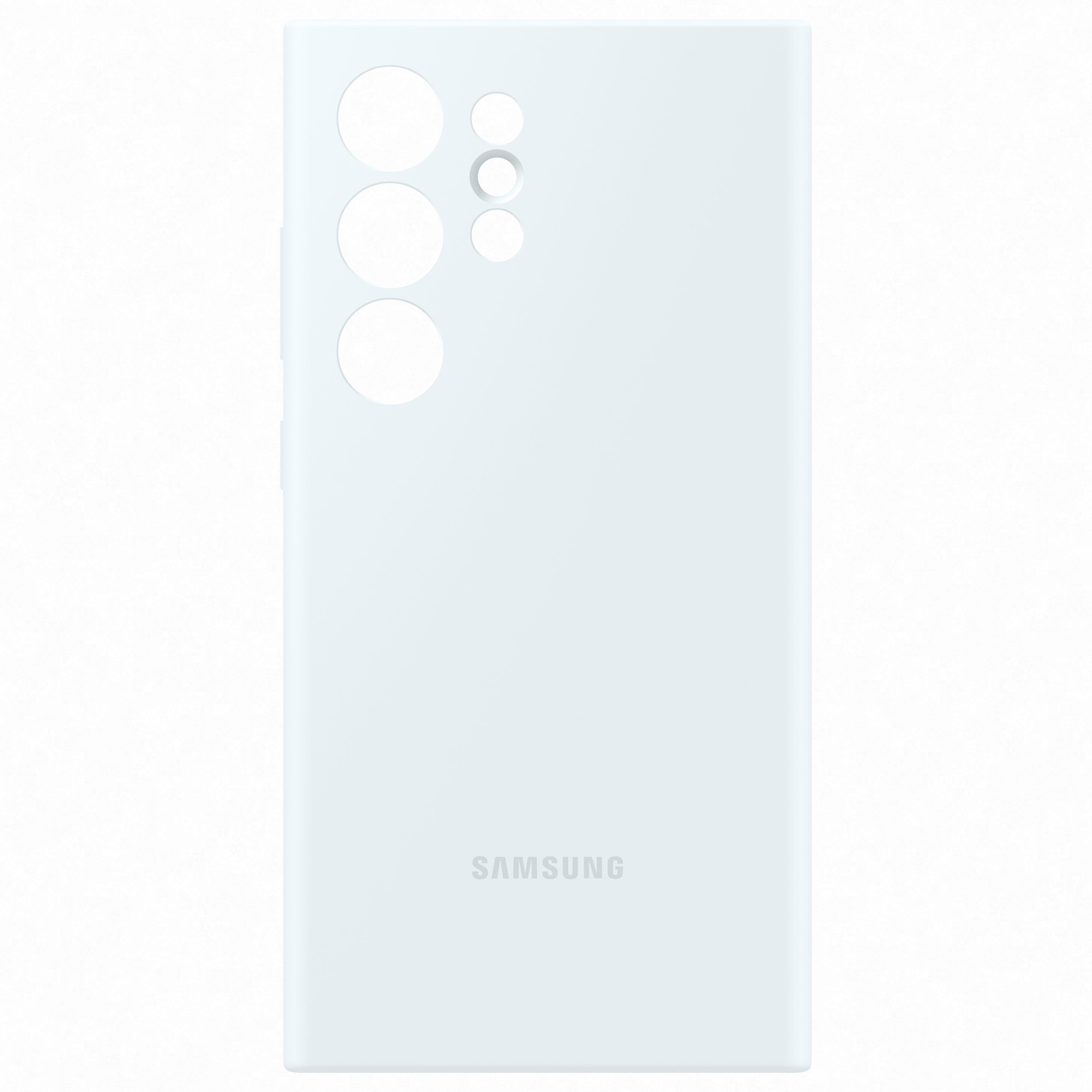 Husa de protectie Samsung Silicone Case pentru Galaxy S24 Ultra, WHITE