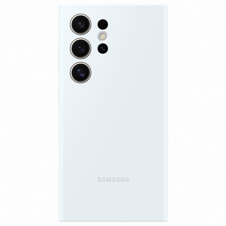 Калъф Samsung Silicone Case, За Galaxy S24 Ultra, WHITE