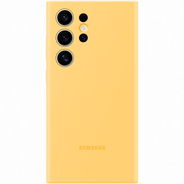 Калъф Samsung Silicone Case, За Galaxy S24 Ultra, YELLOW
