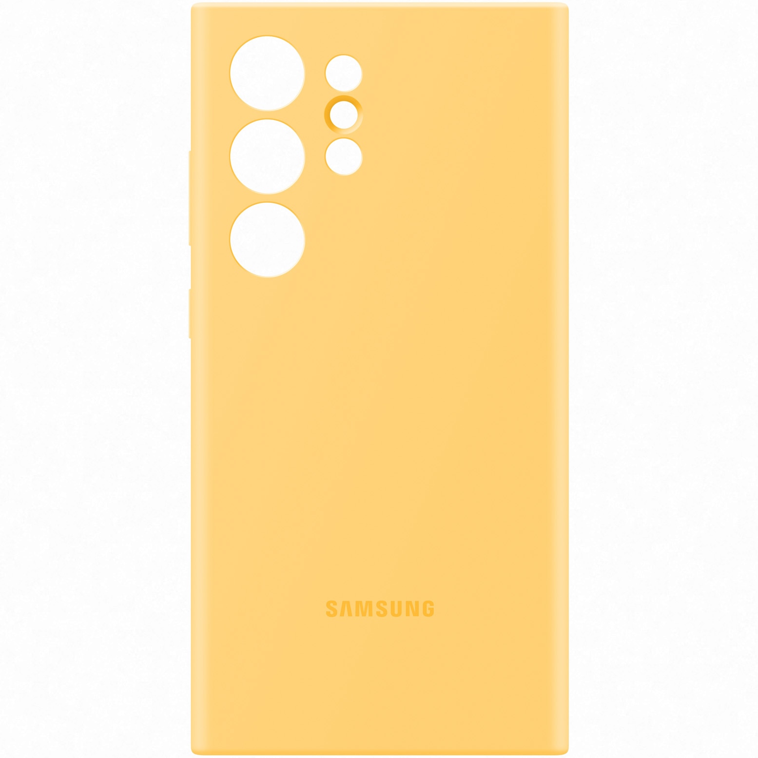 Husa de protectie Samsung Silicone Case pentru Galaxy S24 Ultra, YELLOW