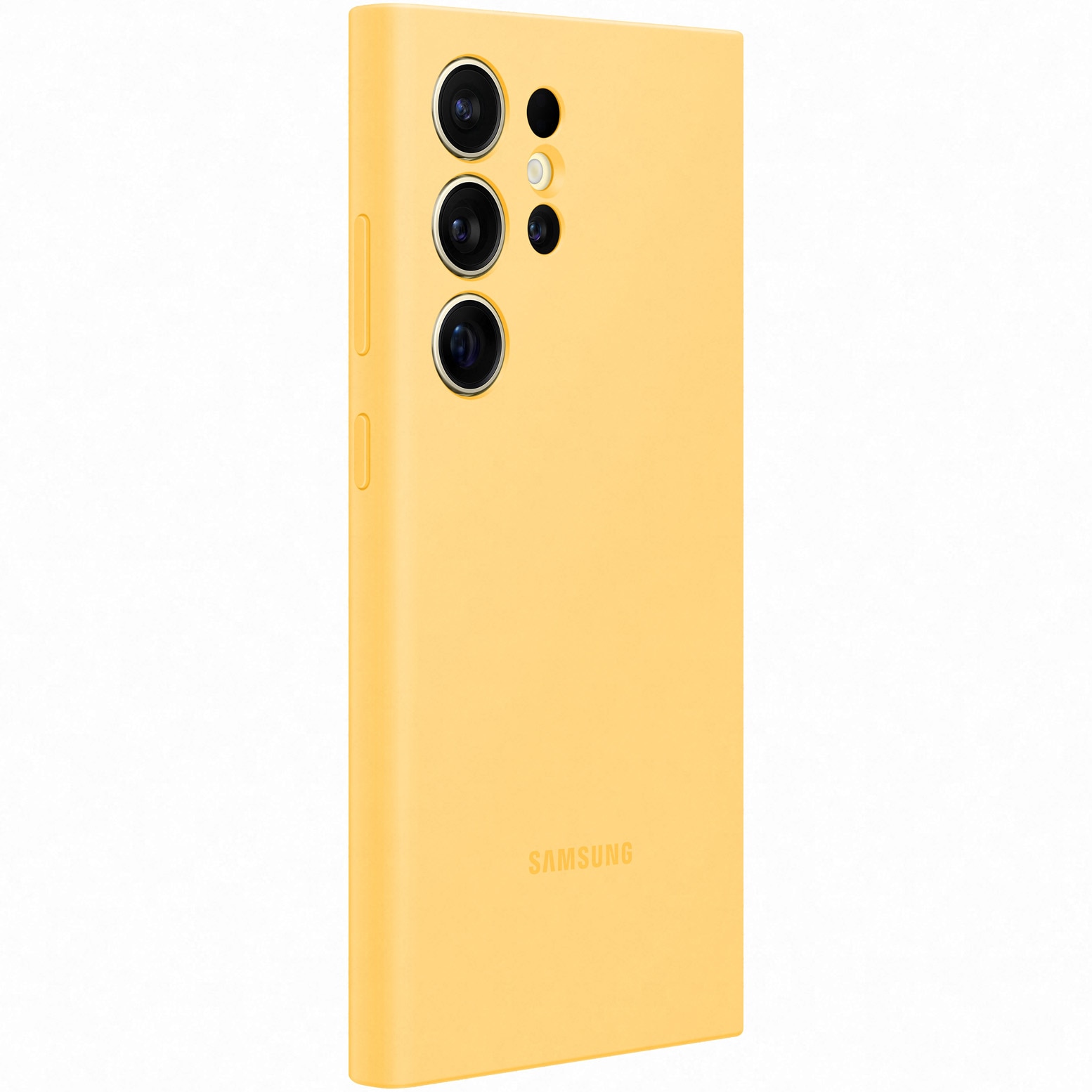Husa de protectie Samsung Silicone Case pentru Galaxy S24 Ultra, YELLOW