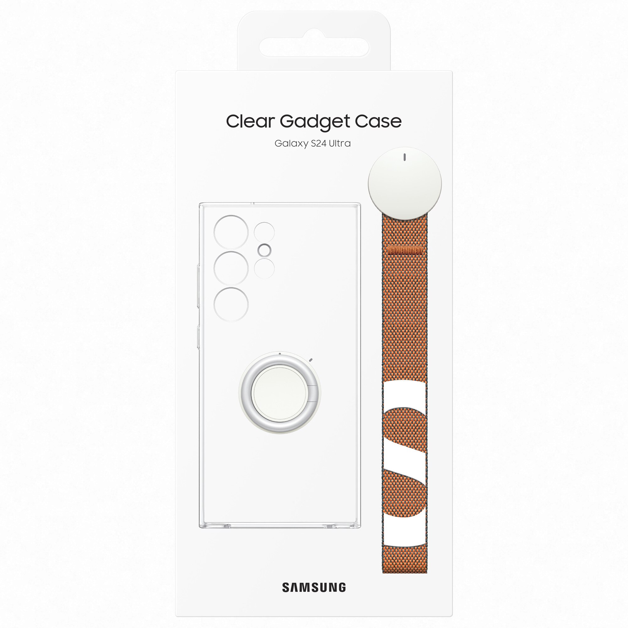 Husa de protectie Samsung Clear Gadget Case pentru Galaxy S24 Ultra, TRANSPARENT