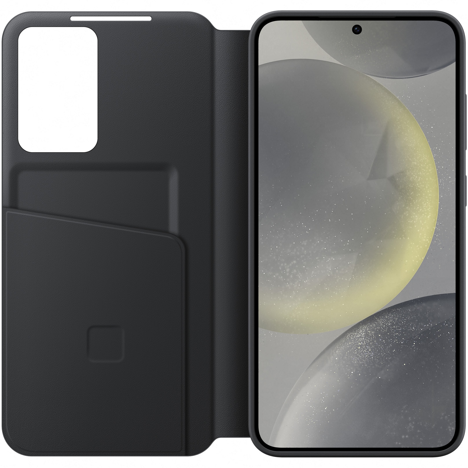 Husa de protectie Samsung Smart View Wallet Case pentru Galaxy S24, BLACK