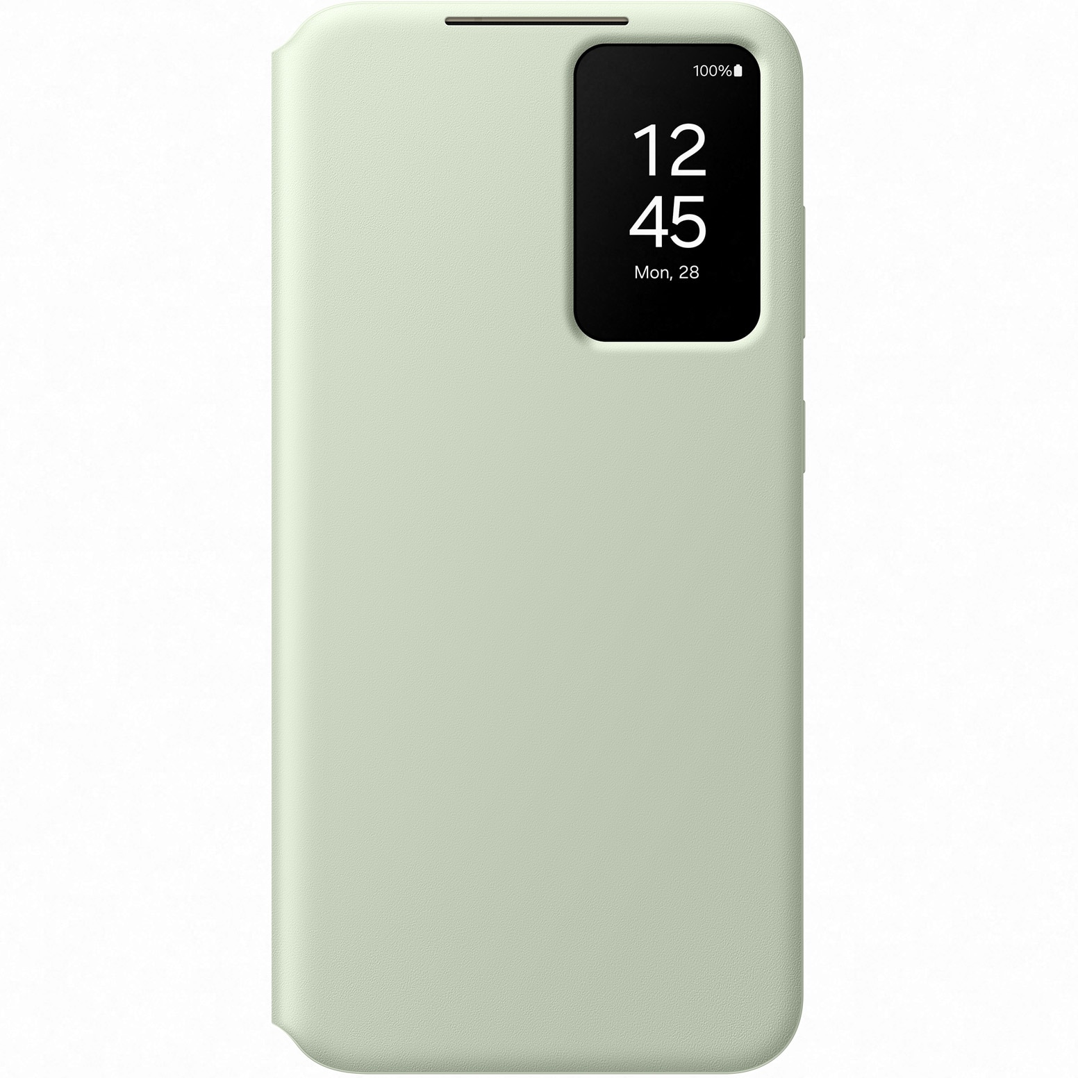 Husa de protectie Samsung Smart View Wallet Case pentru Galaxy S24+, LIGHT GREEN