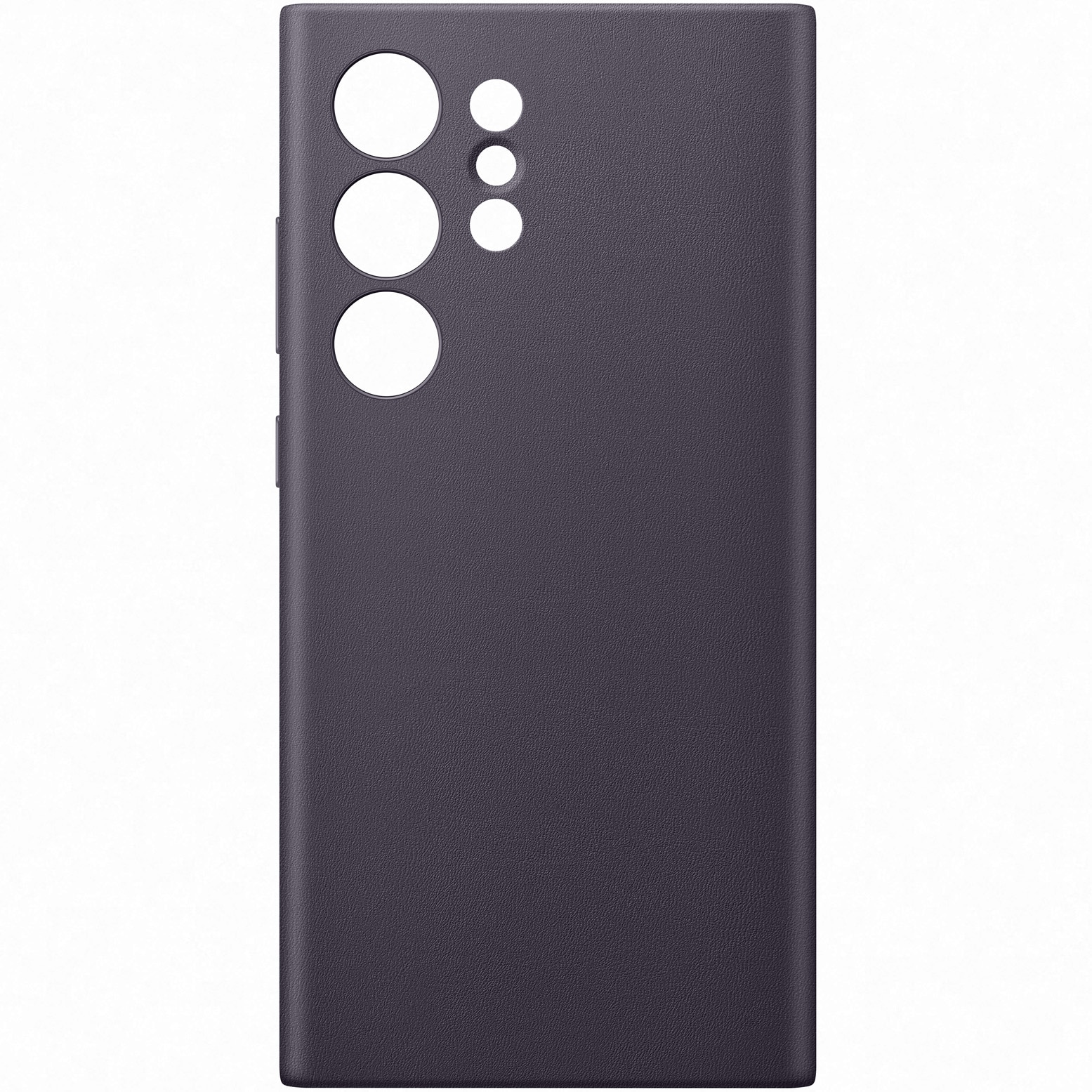Husa de protectie Samsung Vegan Leather Case pentru Galaxy S24 Ultra, DARK VIOLET
