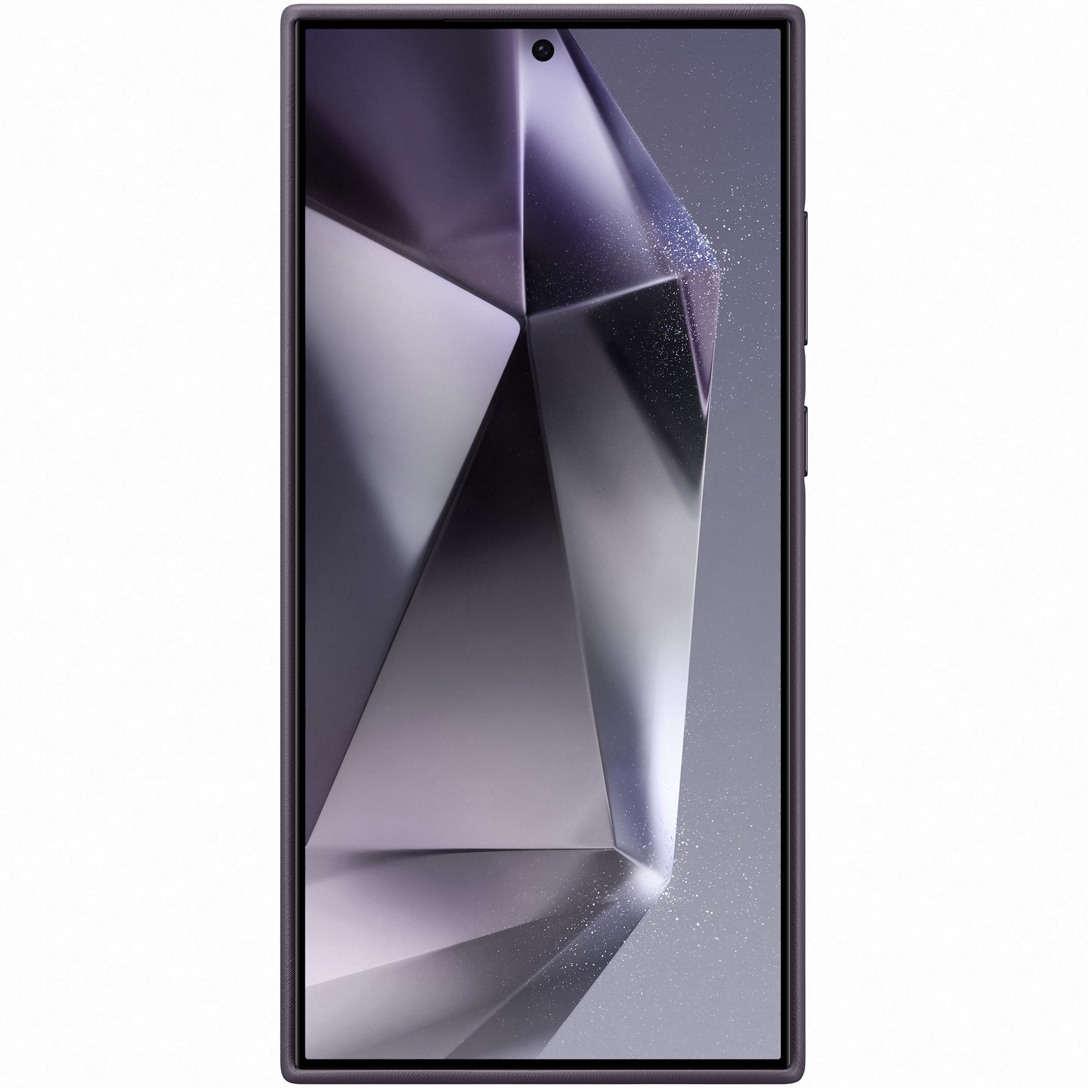 Husa de protectie Samsung Vegan Leather Case pentru Galaxy S24 Ultra, DARK VIOLET