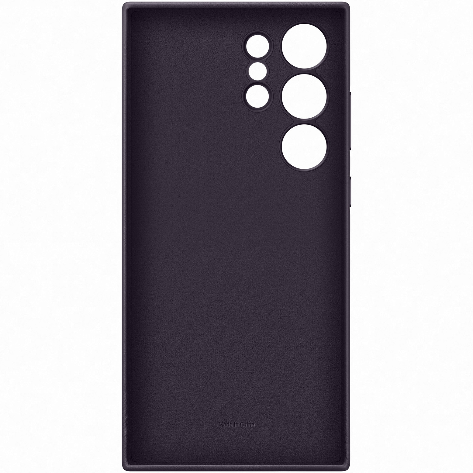 Husa de protectie Samsung Vegan Leather Case pentru Galaxy S24 Ultra, DARK VIOLET