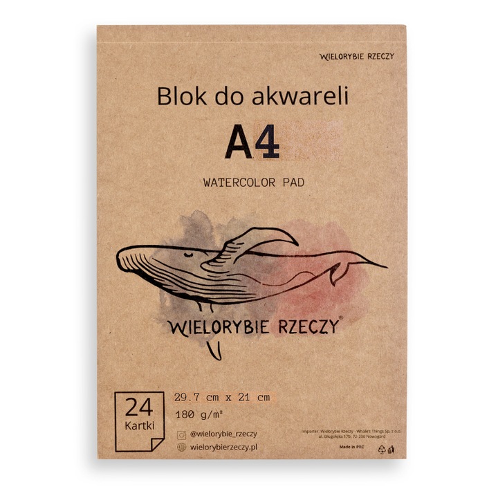 Bloc De Acuarela A4 Hartie Sketchbook Bloc De Pictura Cu Acuarela 180g/m²