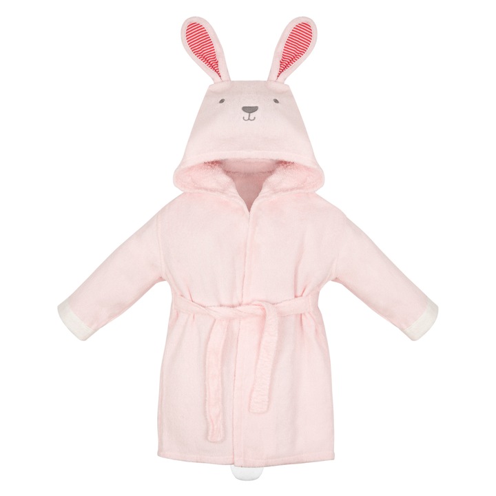 Халат с качулка детски - заек 105-120см