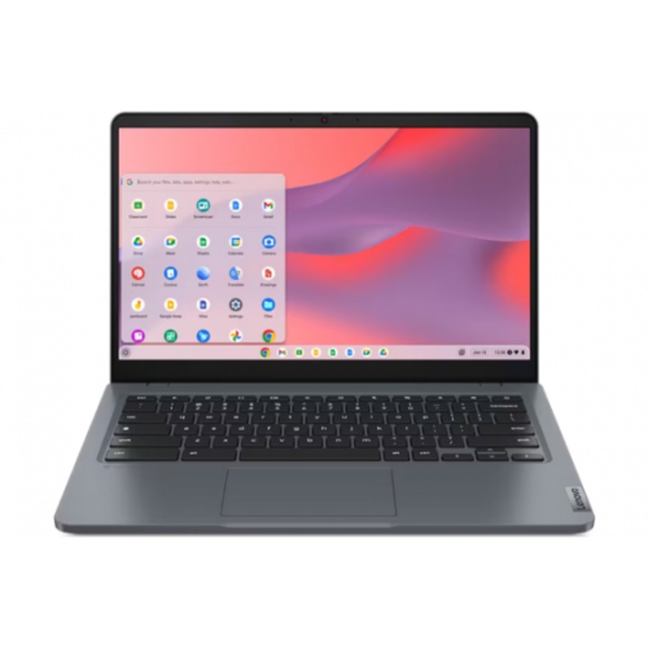 Laptop Lenovo 14e Chromebook Gen 3, 14 inch 1920 x 1080 Touchscreen, Intel N100, 8 GB RAM, 64 GB eMMC, Intel UHD Graphics, Chrome OS