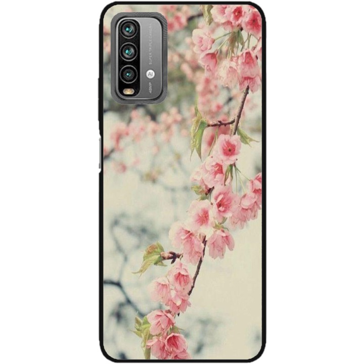 Персонализиран калъф Swim Case за Xiaomi Redmi Note 9 Pro Max, модел Flowers #18, многоцветен, S1D1M0245