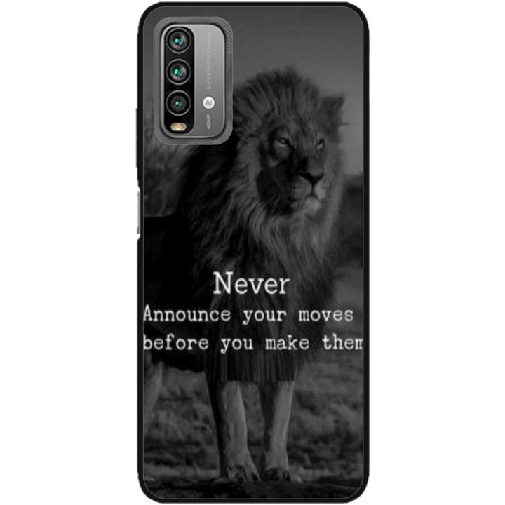 Husa personalizata HQPrint pentru Xiaomi Redmi Note 9 Pro Max, model Quote #2, multicolor, S1D1M0330