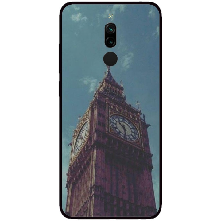 Персонализиран калъф HQPrint за Xiaomi Redmi Note 8 Pro, Big Ben модел №1, многоцветен, S1D1M0013