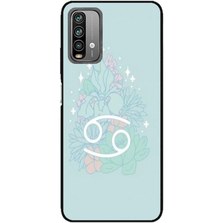 Husa personalizata HQPrint si Folie de Silicon pentru Xiaomi Redmi Note 9 Pro Max, model Gemini, multicolor, S1D1M0342