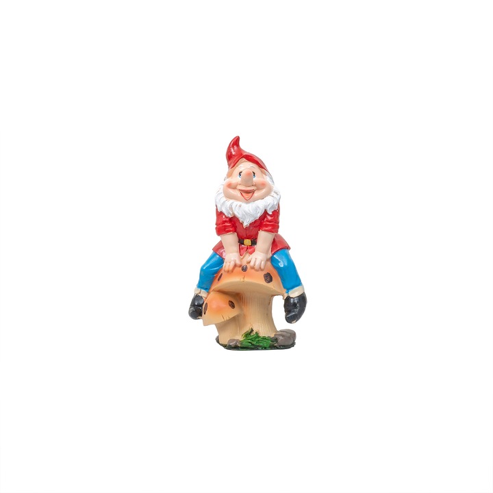 Decoratiune ceramica, gradina, model pitic, 25x15 cm, B.S.P. / SL596