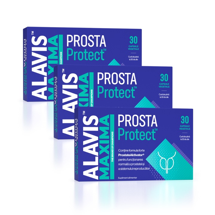 Prosztata táplálékkiegészítő 3 doboz Alavis Maxima PROSTAProtect™ 30 db növényi kapszula