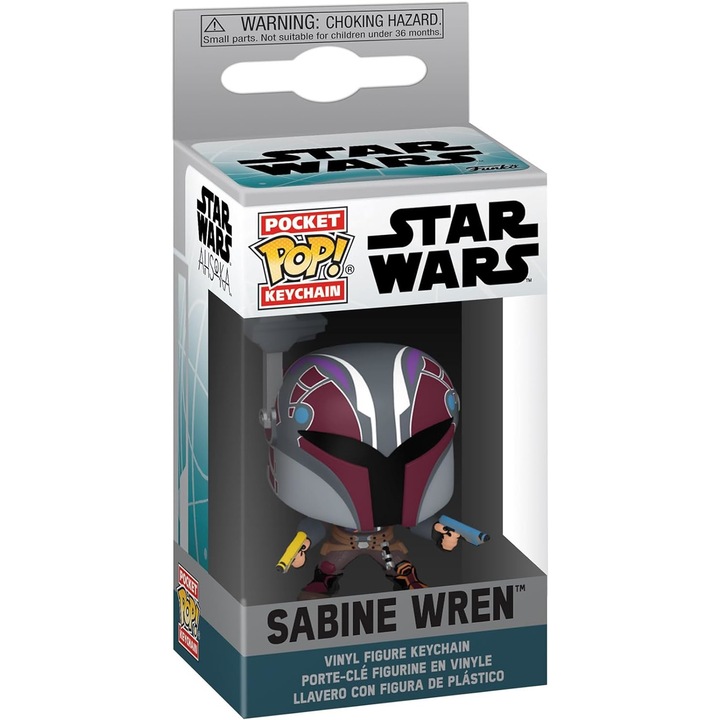 Kulcstartó - Pop! Star Wars: Sabine Wren, bakelit