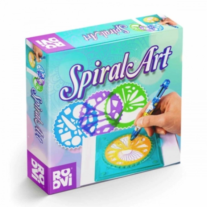 Joc creativ D-Toys Spiral Art - Set Desen Forme de Spirala