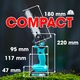 Mini fierastrau electric cu lant Herrgut, 6 inch, 2 x baterie 2000 mAh, motor cu perii, putere 550W, pe acumulator, albastru/negru, (mini drujba)
