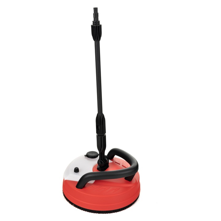 Accesoriu pentru curatarea teraselor si a suprafetelor mari cu dispozitiv de dozare a substantelor chimice pentru masinile de spalat cu presiune Lehmann si aparate cu filet M22