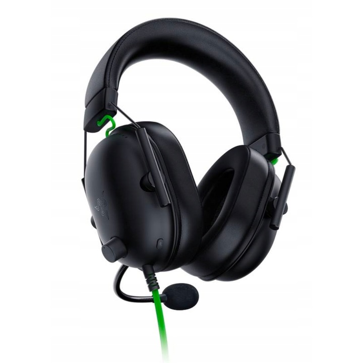 Casti cu fir, Razer, BlackShark V2, Negru
