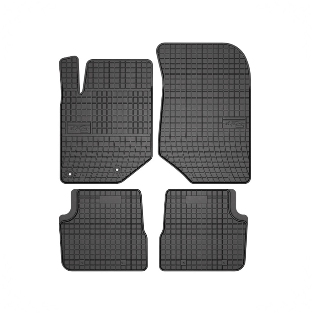 Deflettori D'Aria In Acrilico Scuro Per Opel Corsa F (2019-2024) - Kit 4 Pezzi, Autoadesivi, Antipioggia, Design Sportivo