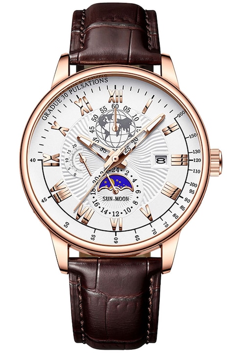 Férfi karóra üzletembereknek, Bőr