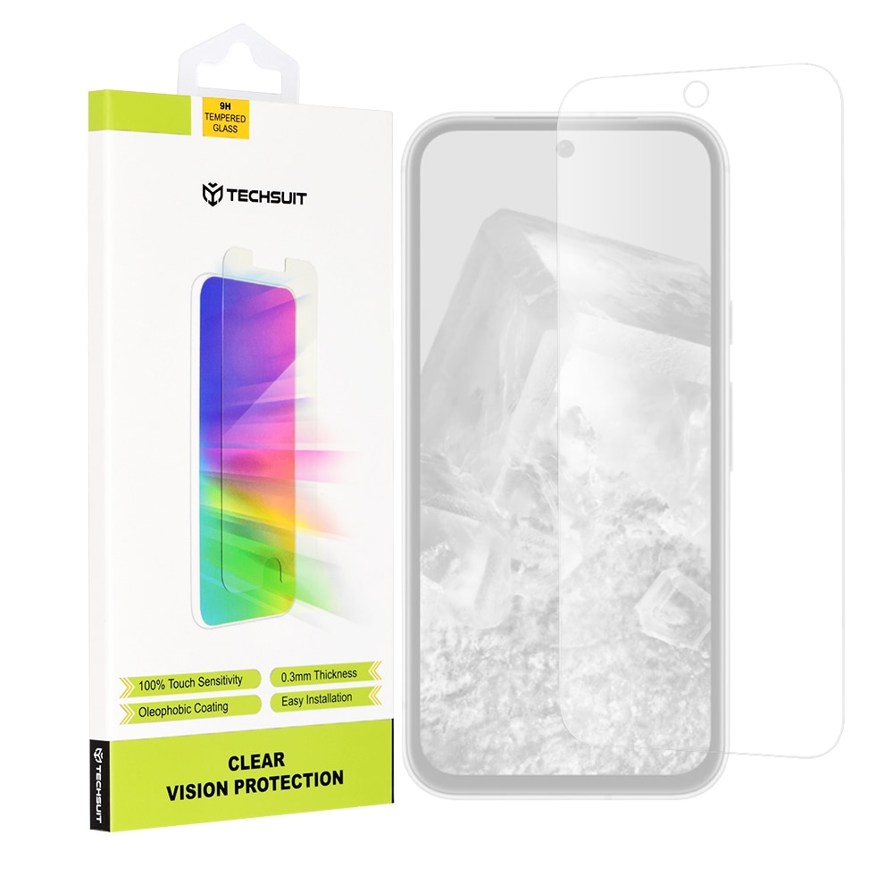 Folie pentru Google Pixel 8a, Techsuit Clear Vision Glass, Transparent