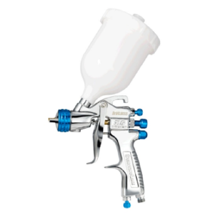 Pistol de vopsit De Vilbiss Starting Line, universal, cupa plastic 550 ml, diuza 1.3 mm, 250 l/min