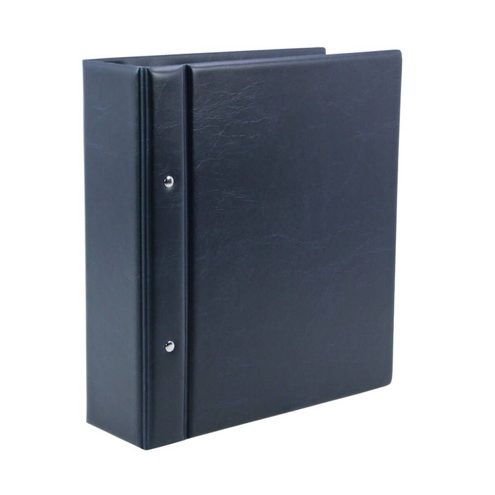 Класьор 4 ринга, височина 60 мм, Royal Blue, Compact Standard, Safe Albums, идеален за пощенски картички, марки, пощенски марки, монети